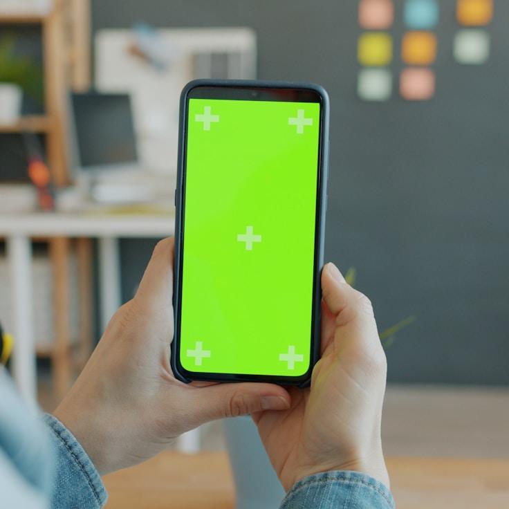 Mobile app development process showing collaborative team environment